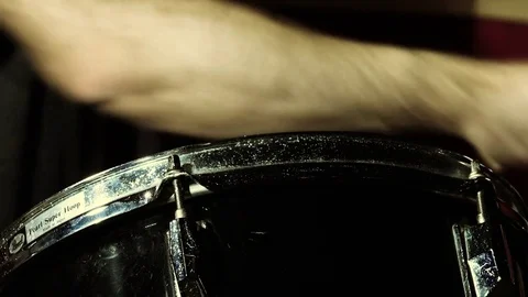 Playing A tom-tom drum Stock Footage 72638231