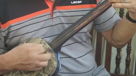 Playing traditional instruments, Asia Stock Footage 70448345