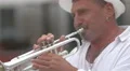 Playing the trumpet on the street in Porto 4k or 4k+ Resolution