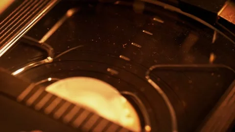 Playing VHS Tape - Macro View Stock Footage 272874634