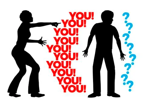 Playing the Victim Game Stock Illustration