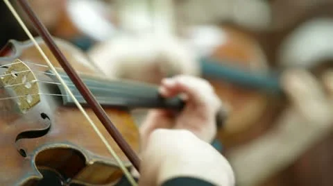 Playing Violin Stock Footage 10863549