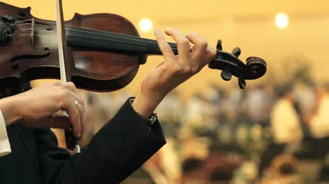 Playing violin Video stock 23684235