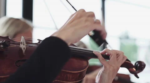 Playing the violin Stock Footage 41817461