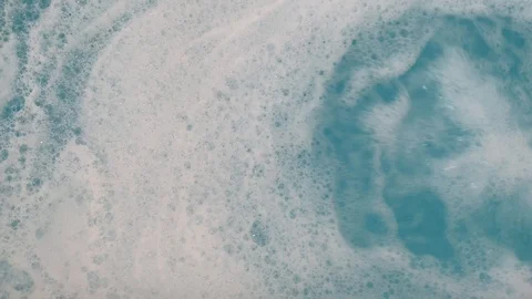 Playing with water and foam Stock-Footage 118216732