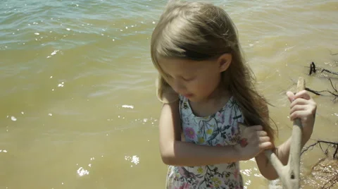 Playing in water 库存影片 54327521