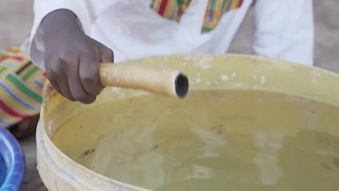 Playing with Water Stock Footage 97219546