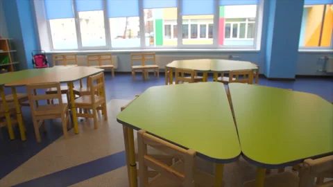 Playroom in kindergarten Stock Footage 225294326