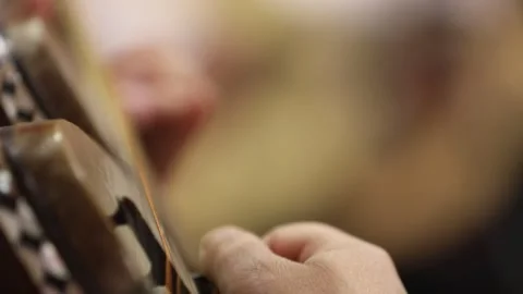 PLays the tar 1 Stock Footage 311335644