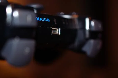 Playstation 3 controller close up Foto stock