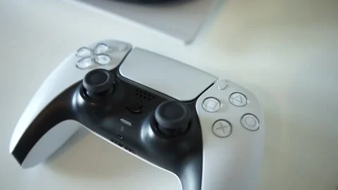 Playstation 5, DualSense game controller Stock Footage 171578993