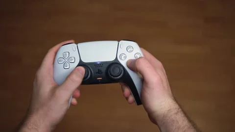 Playstation 5, DualSense game controller Stock Footage 171578997