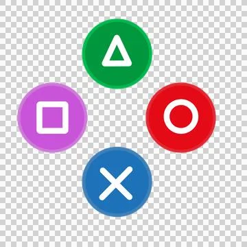 Playstation keypad Stock Illustration