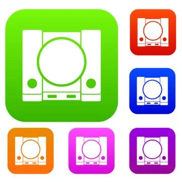 PlayStation set collection Stock Illustration