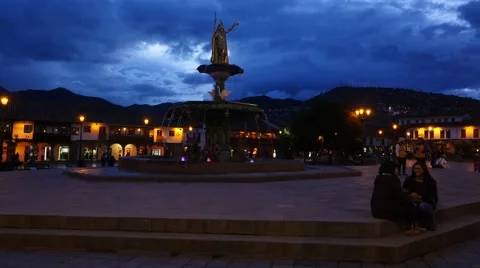 Plaza De Armas, Cusco, Peru Stock Footage 47718399