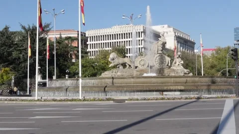 Plaza de Cibeles Video stock 293739761