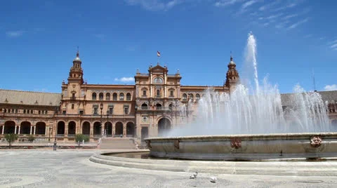 Plaza de Espana Stock Footage 23724408