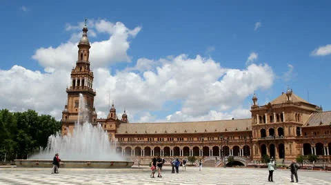 Plaza de Espana Stock Footage 23911527
