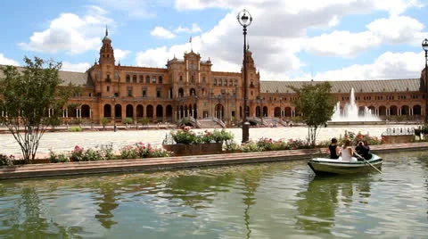Plaza de Espana Stock Footage 24659141