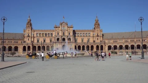Plaza de Espana Stock Footage 84511710