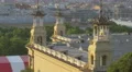 Plaza de Josep Puig i Cadafalch with buildings in Barcelona 4k or 4k+ Resolution