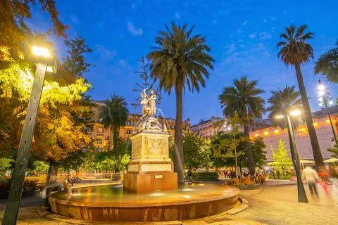Plaza de las Armas square in Santiago  Chile Stock Photos