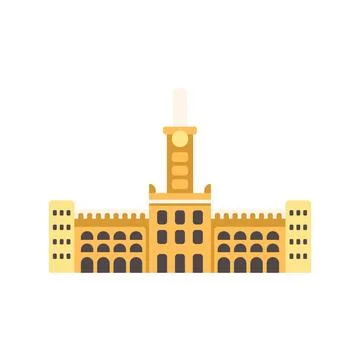 Plaza de toros de la maestranza building seville spain illustration Stock Illustration
