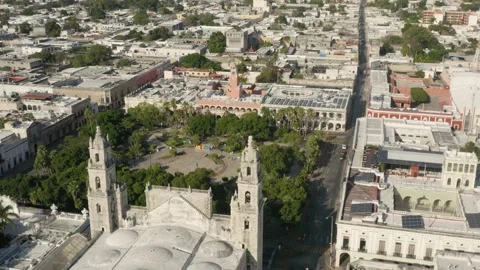Plaza Grande in Merida Stock Footage 170258253