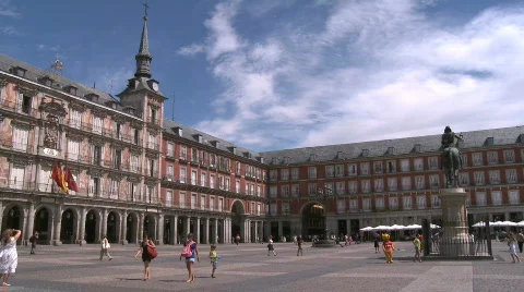 Plaza Major Stock Footage 589663