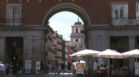 Plaza Major Stock Footage 589702