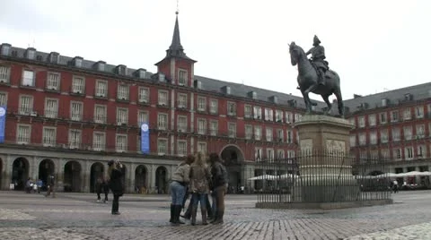 Plaza Mayor, Madrid 動画素材 12362580