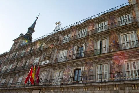 Plaza mayor. Foto stock