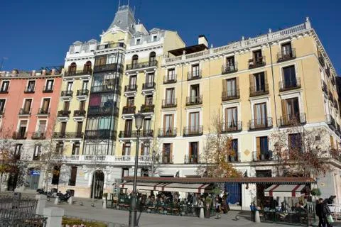 Plaza Oriente Stock Photos