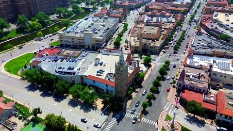 Plaza Statue Stock Footage 243628705