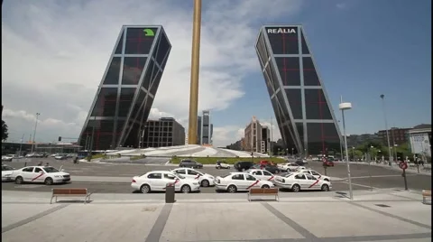 Plazacastilla 1 Stock Footage 5329046