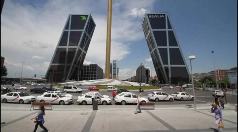 Plazacastilla 3 Stock Footage 5378238