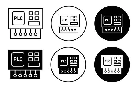 PLC Icon Stock Illustration