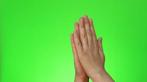 Pleading Hands Stock Footage 91664774