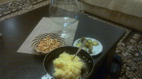 Pleasant dinner Stock Photos