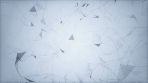 Pleasant glare background.3d rendered abstract plexus shapes. Connection and web Stock Footage 97312999