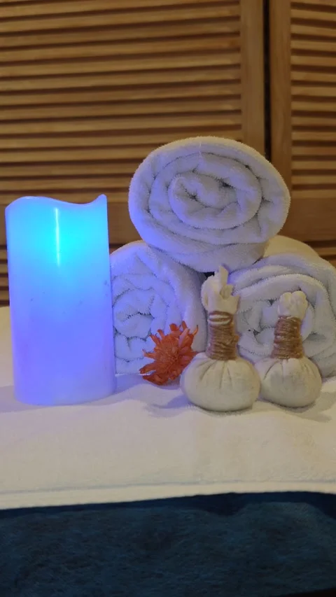 Pleasant interior decor massage 스톡 동영상 317117435