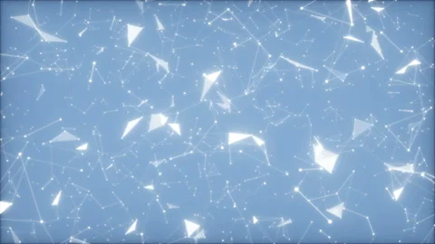 Pleasant star background.Fly through abstract 3D rendering of a scientific Stock Footage 97507426