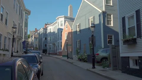 Pleasant Street Stock Footage 136696823