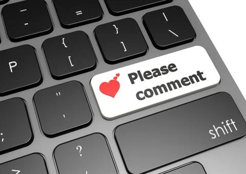 Please comment Stock Illustration