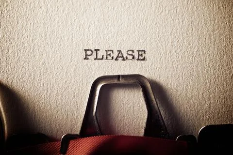 Please concept view Stock Photos