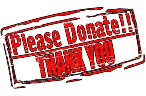 Please donate Stock Illustration
