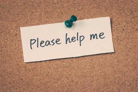 Please help me Stock Photos