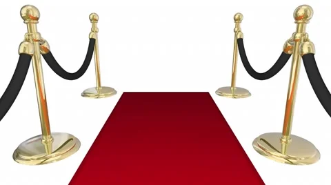 Please Join Us Red Carpet Invitation Words Animation Stock Footage 60242589