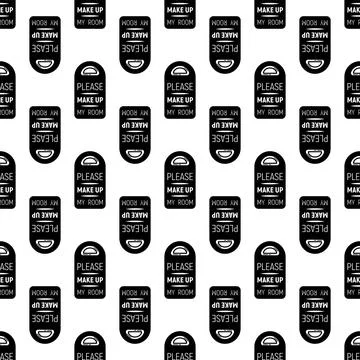 Please make up my room pattern seamless vector Stock Illustration
