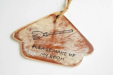 Please make up room sign Stock Photos